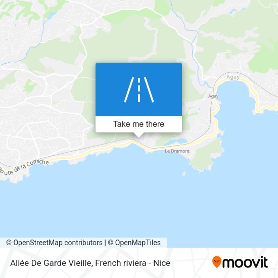 Allée De Garde Vieille map