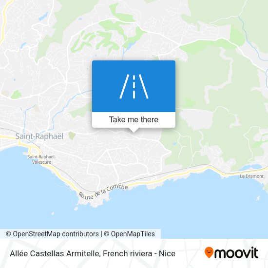 Allée Castellas Armitelle map