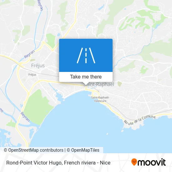 Rond-Point Victor Hugo map