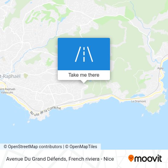 Avenue Du Grand Défends map