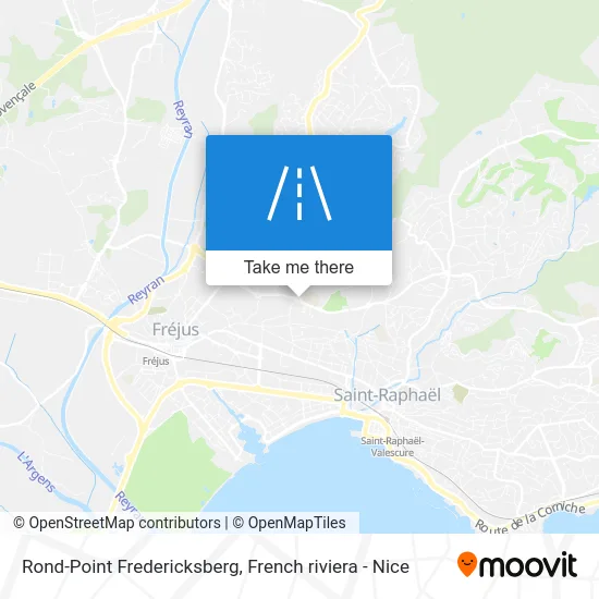 Rond-Point Fredericksberg map