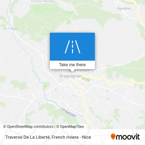 Traverse De La Liberté map