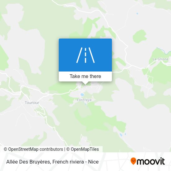 Allée Des Bruyères map