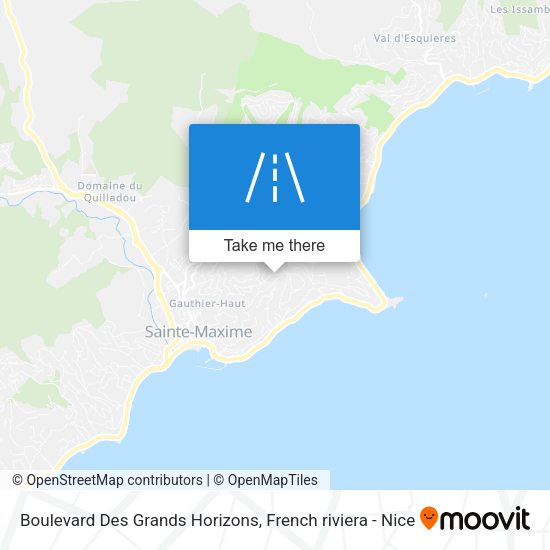 Boulevard Des Grands Horizons map