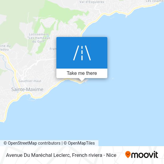 Avenue Du Maréchal Leclerc map