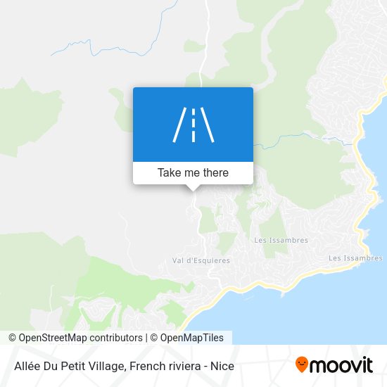 Allée Du Petit Village map