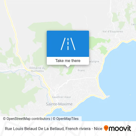 Rue Louis Belaud De La Bellaud map