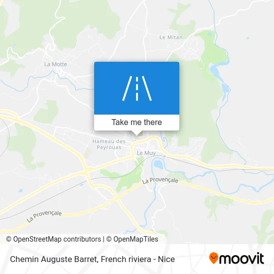 Chemin Auguste Barret map