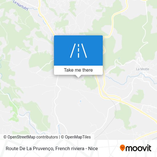 Route De La Pruvenço map
