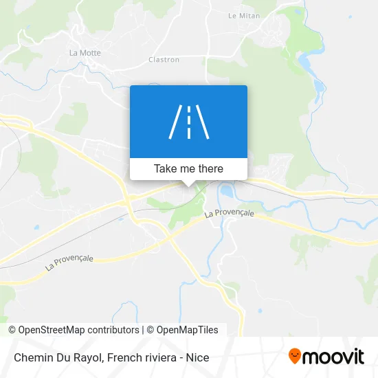 Chemin Du Rayol map