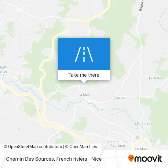 Chemin Des Sources map