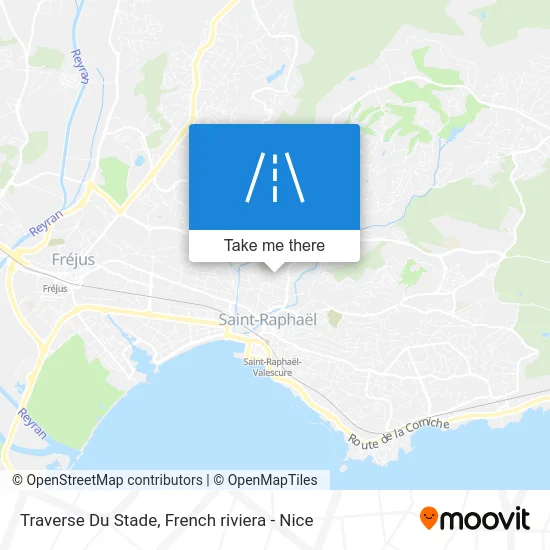 Traverse Du Stade map