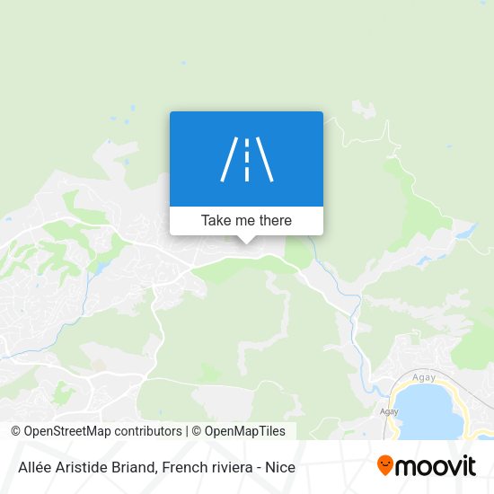 Allée Aristide Briand map