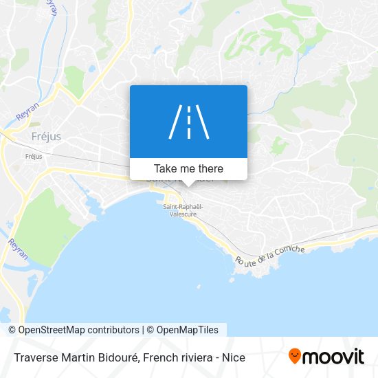 Traverse Martin Bidouré map