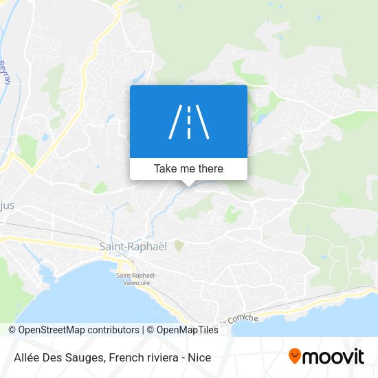 Allée Des Sauges map