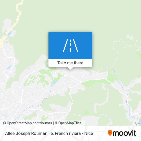 Allée Joseph Roumanille map