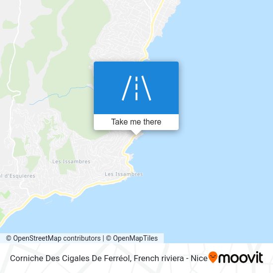 Corniche Des Cigales De Ferréol map