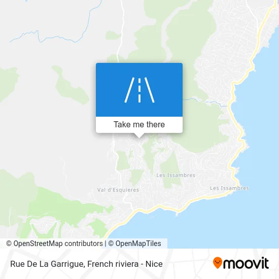 Rue De La Garrigue map