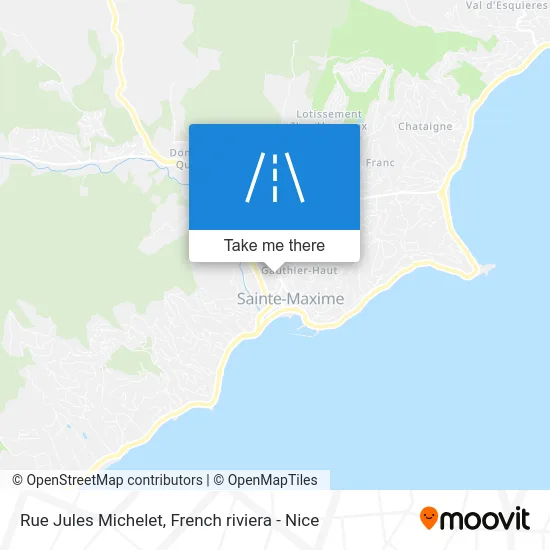 Rue Jules Michelet map