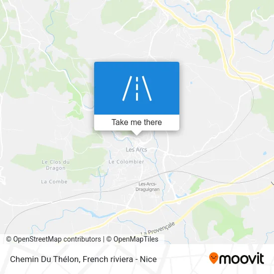 Chemin Du Thélon map