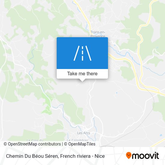 Chemin Du Béou Séren map