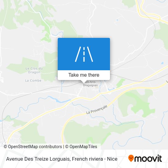 Avenue Des Treize Lorguais map