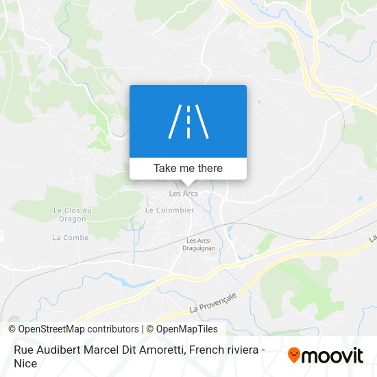 Rue Audibert Marcel Dit Amoretti map