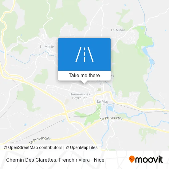 Chemin Des Clarettes map