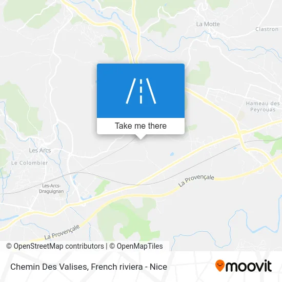 Chemin Des Valises map