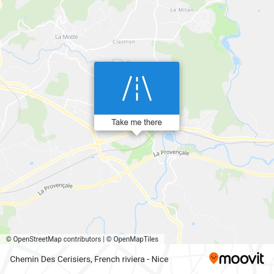 Chemin Des Cerisiers map