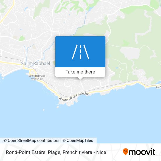 Rond-Point Estérel Plage map