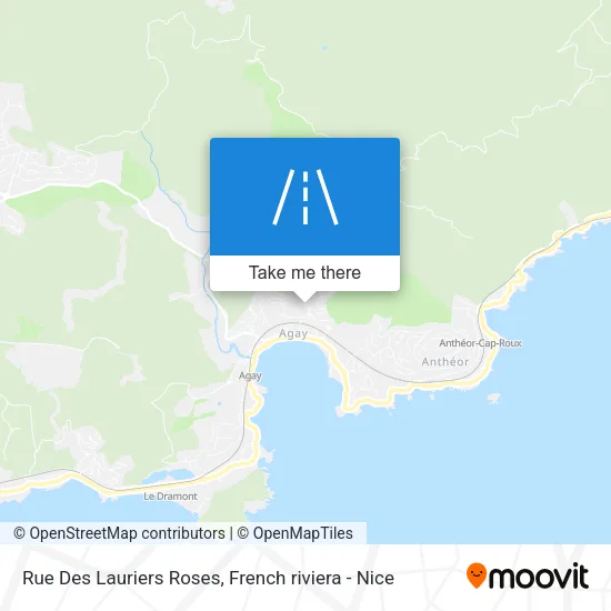 Rue Des Lauriers Roses map