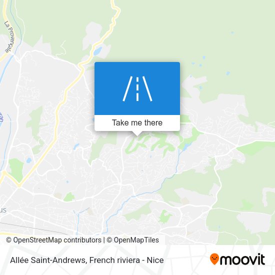 Allée Saint-Andrews map