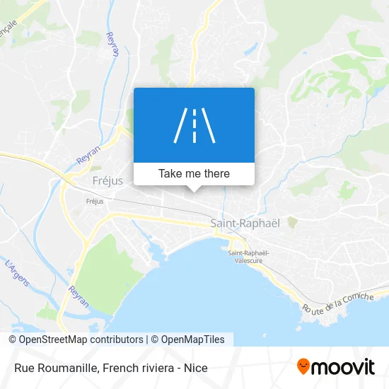 Rue Roumanille map