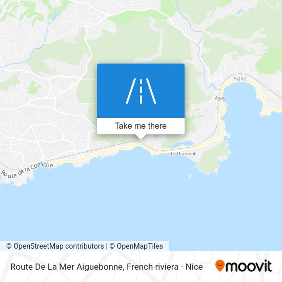 Route De La Mer Aiguebonne map