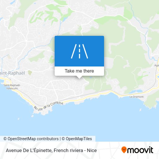 Avenue De L'Épinette map
