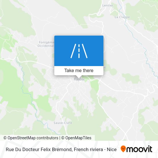 Rue Du Docteur Felix Brémond map