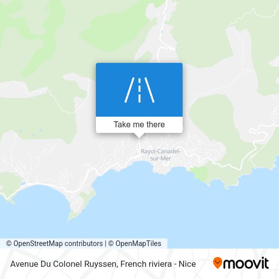 Avenue Du Colonel Ruyssen map