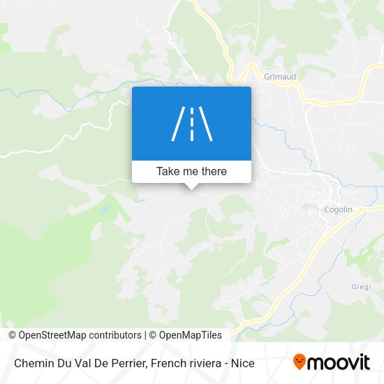 Chemin Du Val De Perrier map