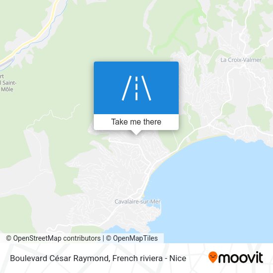 Boulevard César Raymond map