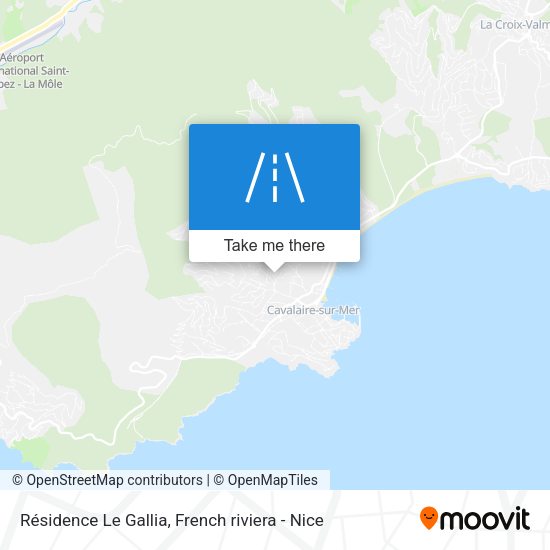 Résidence Le Gallia map