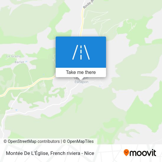 Montée De L'Église map