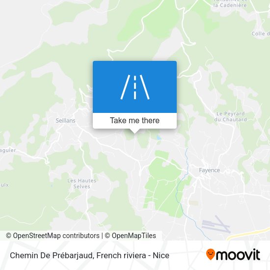 Chemin De Prébarjaud map