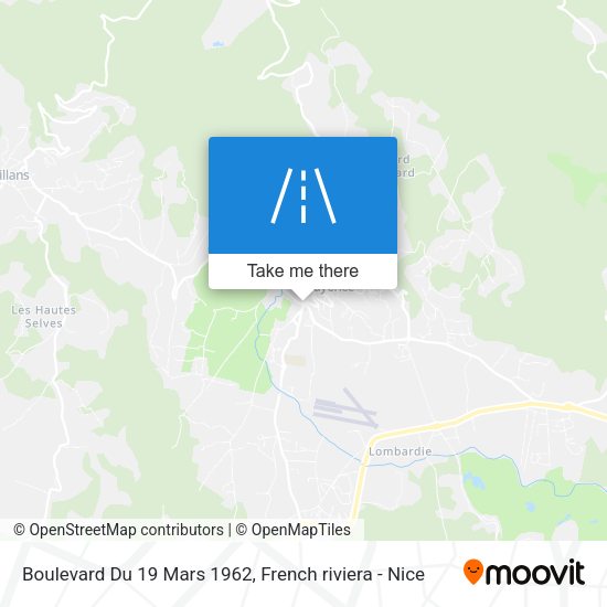 Boulevard Du 19 Mars 1962 map