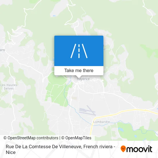 Rue De La Comtesse De Villeneuve map
