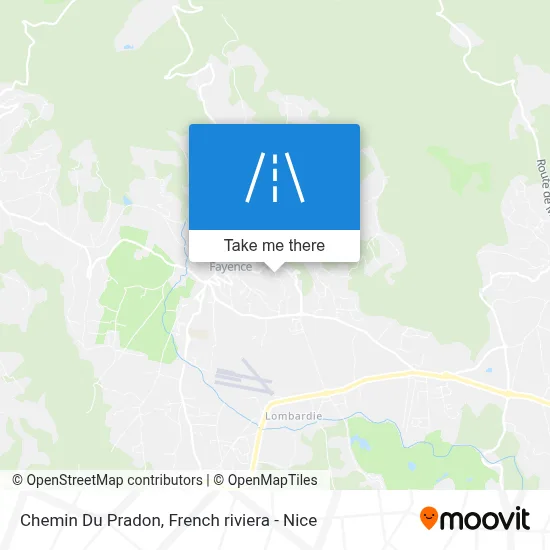 Chemin Du Pradon map