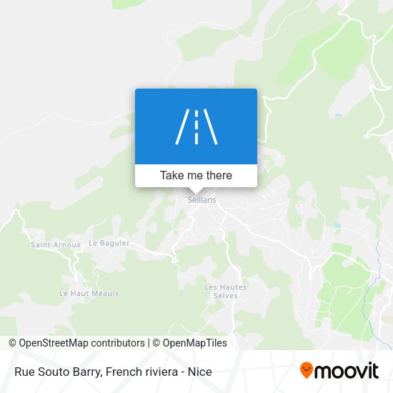 Rue Souto Barry map