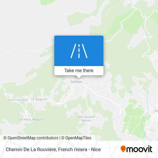 Chemin De La Rouvière map