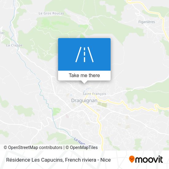Résidence Les Capucins map
