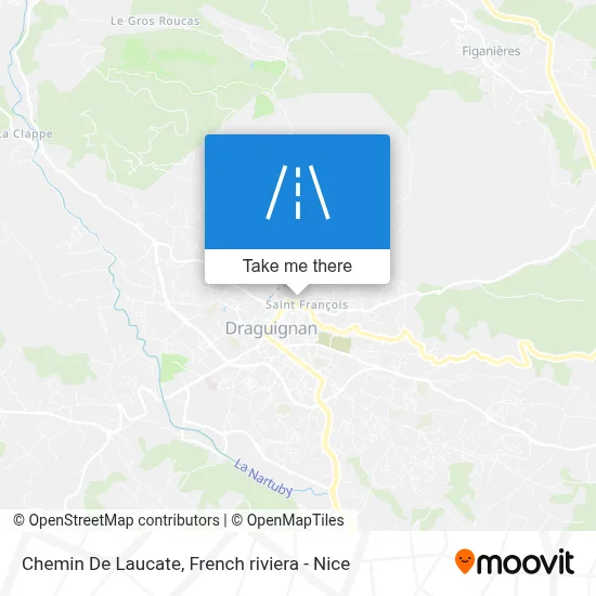 Chemin De Laucate map